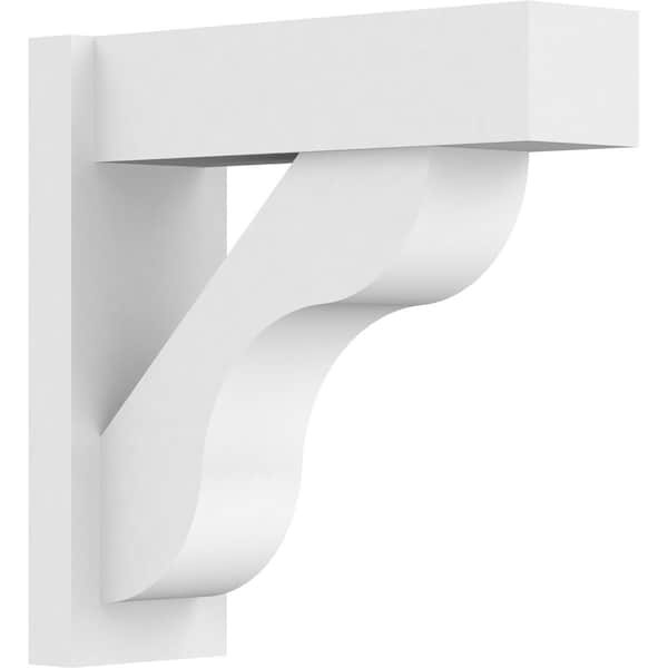 Ekena Millwork Carmel Architectural Grade PVC Outlooker with Block Ends, 7"W X 20"D X 20"H OUTP07X20X20CAR05 - main